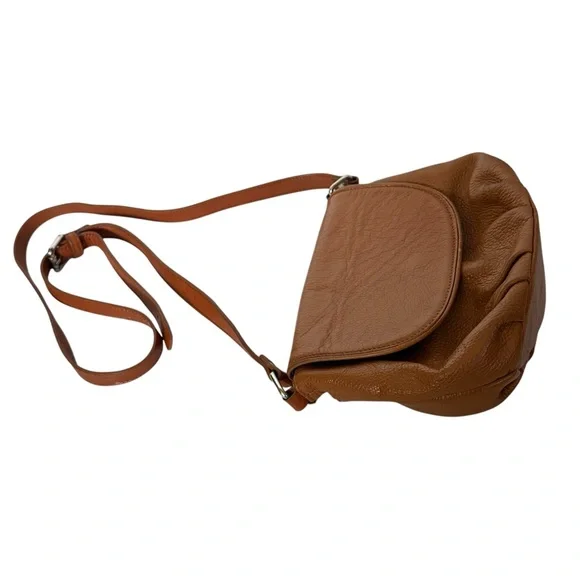 Valentina brown leather crossbody bag (B83) - Picture 4 of 11